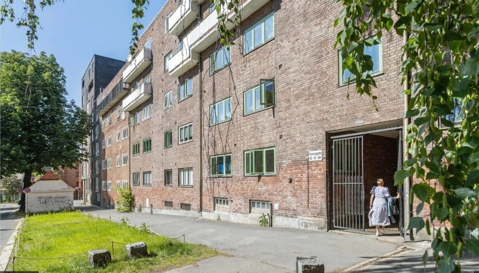 Hyggelig inngangsparti